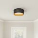 Rosata LED 12 inch Burnished Gold Indoor Flushmount Ceiling Light